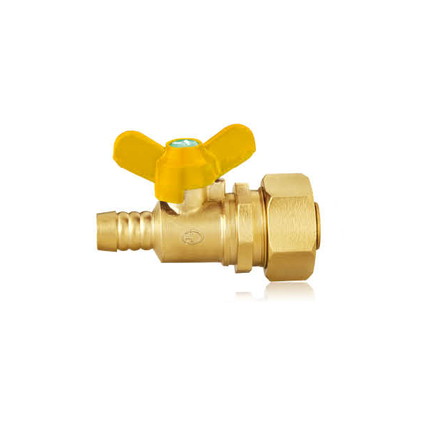 Brass sleeve type gas valve