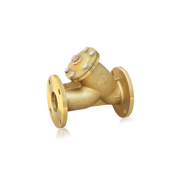 Brass flanged filter valve