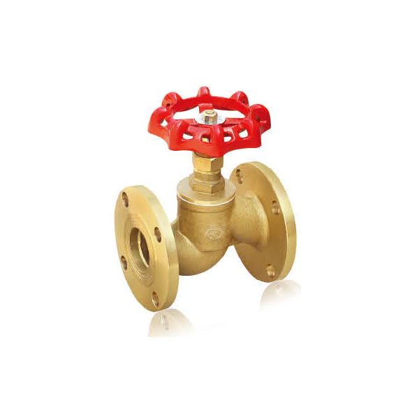Brass flanged stop valve