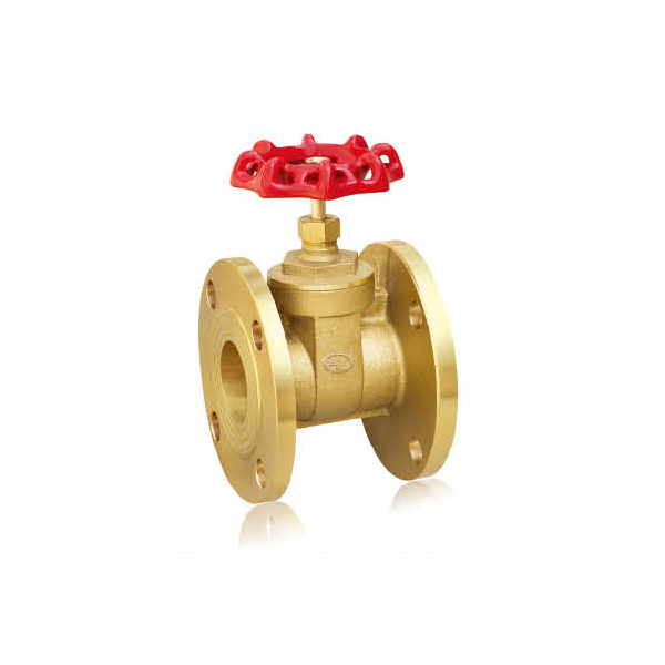 Brass flanged gate valve