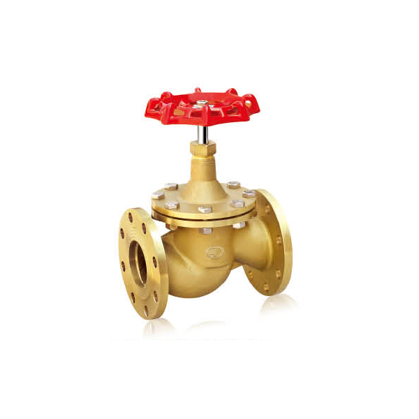 Brass flanged stop valve