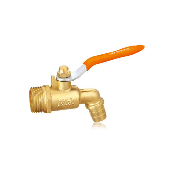 Brass hot water tap
