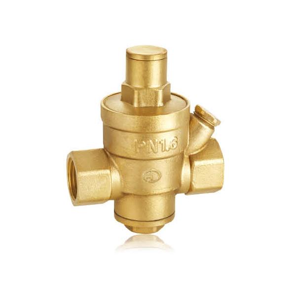 Brass piston type pressure-reducing valve