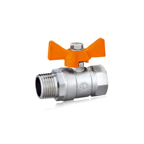 A 216 electroplating inside and outside the wire butterfly brass ball valve