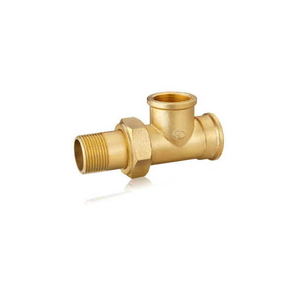 Brass lock three through heating valve