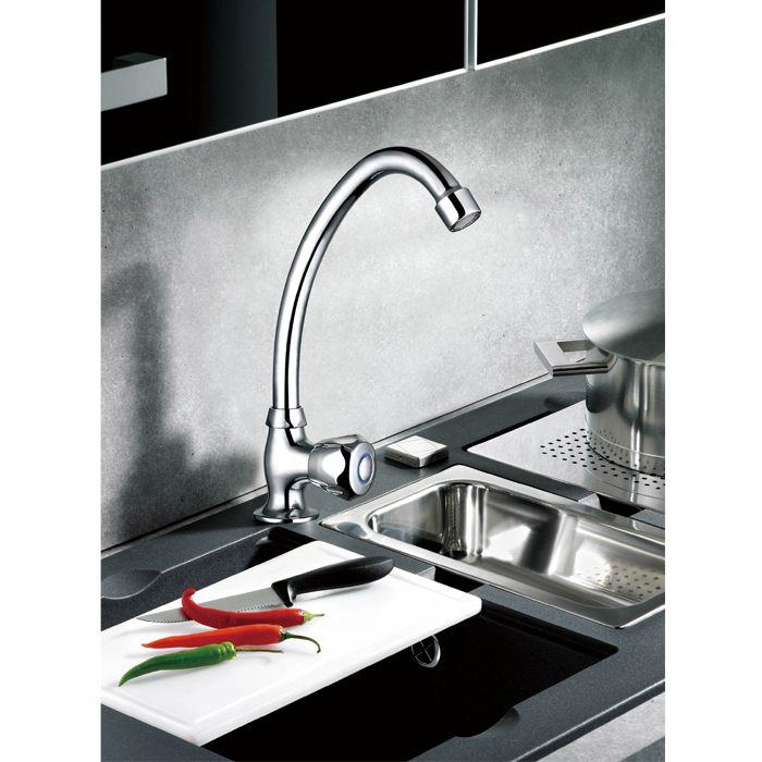 Cold dish basin faucet